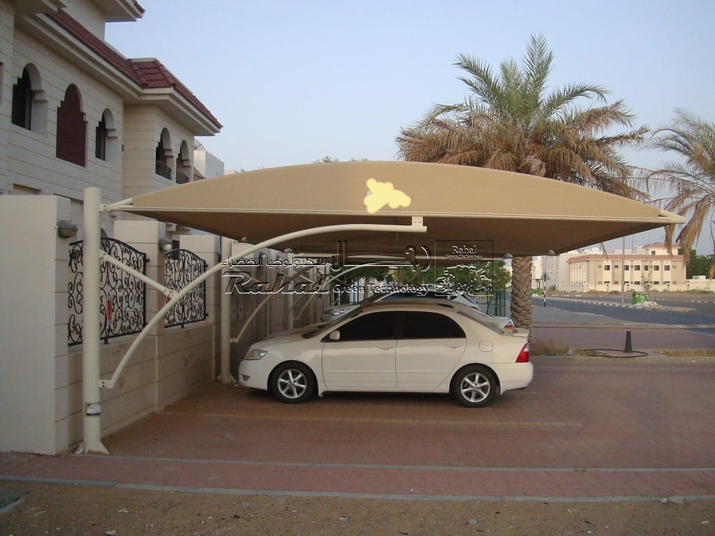 double cantilever car parking shade